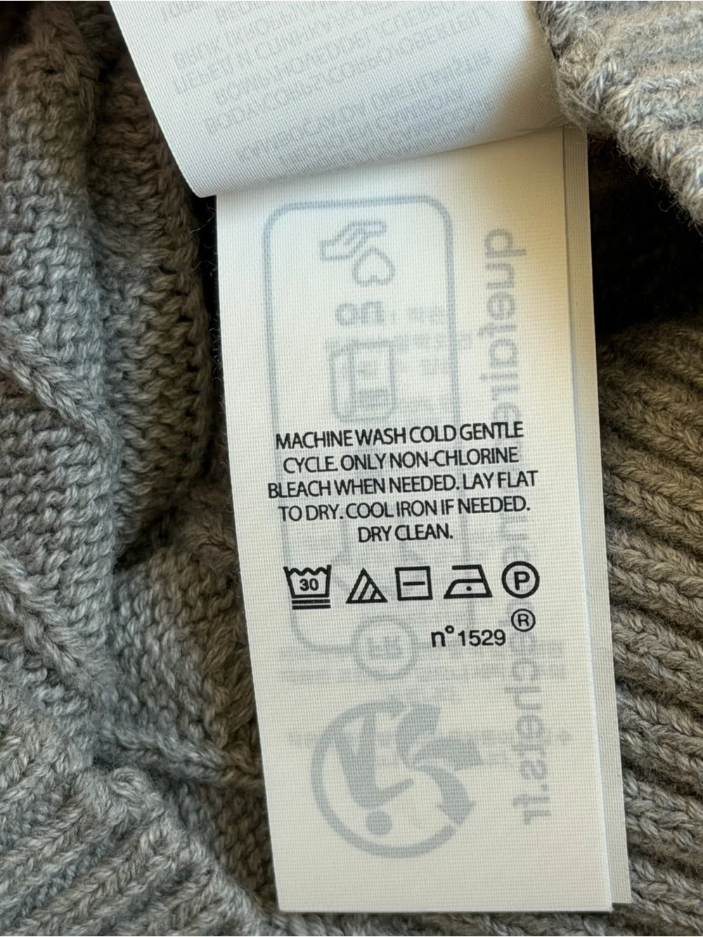 Ralph Lauren Sweater Baby 18M Gray Cable Knit Cotton Button Cardigan V Neck